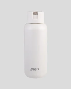 Oasis Moda Stainless Steel Insulated Drink Bottle Alabaster New