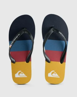 Quiksilver Moncata Art Thongs Black/navy/multi Sale