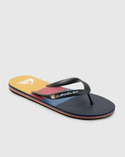 Quiksilver Moncata Art Thongs Black/navy/multi Sale