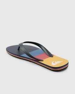 Quiksilver Moncata Art Thongs Black/navy/multi Sale