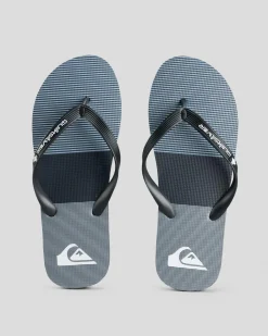 Quiksilver Moncata Art Thongs Black/grey/black Discount