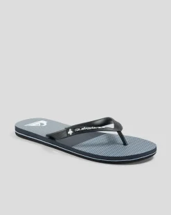 Quiksilver Moncata Art Thongs Black/grey/black Discount