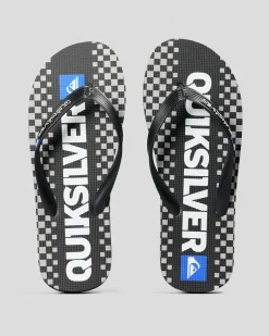Quiksilver Moncata Blaze Thongs Black Clearance