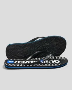 Quiksilver Moncata Blaze Thongs Black Clearance