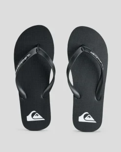 Quiksilver Moncata Core Thongs Black Outlet
