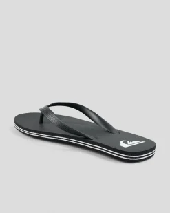Quiksilver Moncata Core Thongs Black Outlet
