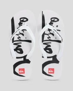Quiksilver Moncata Natas Thongs White/white/black New