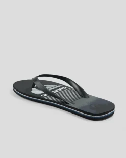 Quiksilver Moncata Slab Thongs Black/grey New