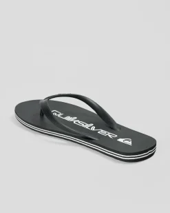 Quiksilver Moncata Two Tone Thongs Black Outlet