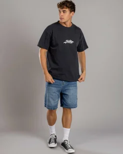 Jacks Monochrome T-Shirt Charcoal Sale