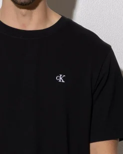 Calvin Klein Monogram Easy T-Shirt Black New