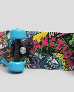 Sanction Monstered Mini Skateboard Timber Clearance