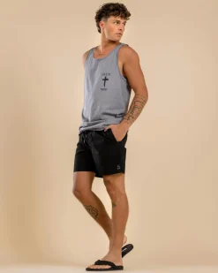Lucid Motion Elastic Waist Shorts Black Sale