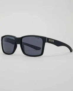 Liive Moto Polarised Sunglasses Matte Black Clearance