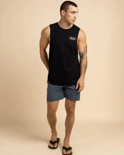 Ringers Western Mud Sweat Beers Muscle Tank Black Outlet