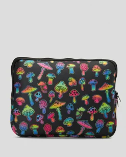 Sanction Mushroom Magic 14" Laptop Sleeve Black/multi Sale