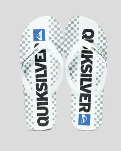 Quiksilver Natas Thongs White/white/black New