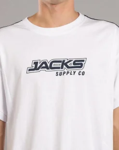 Jacks Nautical T-Shirt White/navy Best