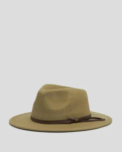 Rusty Ned Felt Hat Covert Green Discount