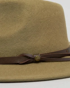 Rusty Ned Felt Hat Covert Green Discount