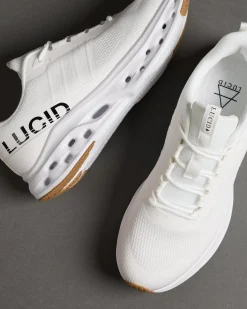 Lucid Newport Shoe White/black/gum Clearance