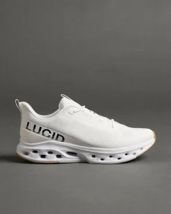 Lucid Newport Shoe White/black/gum Clearance