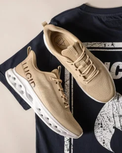 Lucid Newport Shoe Sand/ Black Hot