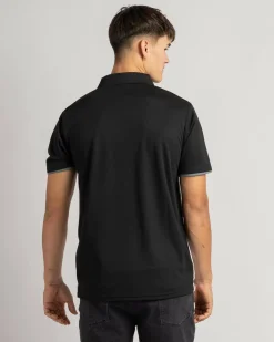Jacks Nexus Polo Shirt Black/white Clearance