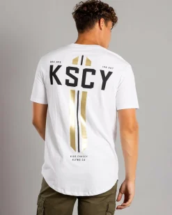 Kiss Chacey Nightbringer Dual Curved T-Shirt Optical White Clearance
