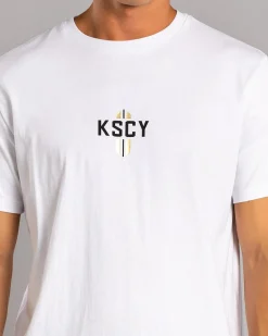 Kiss Chacey Nightbringer Dual Curved T-Shirt Optical White Clearance