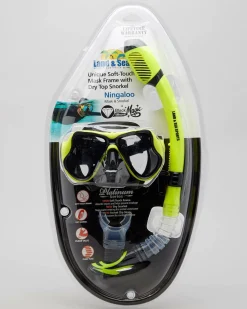 Land & Sea Sports Ningaloo Mask & Snorkel Set Yellow Sale