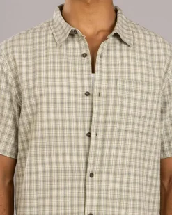 Jacks Noble Short Sleeve Shirt Lt Green Discount