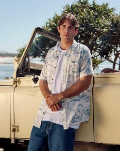 Rip Curl Nocturnal Short Sleeve Shirt Bone