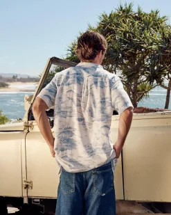 Rip Curl Nocturnal Short Sleeve Shirt Bone