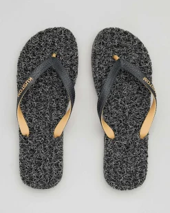 Kustom Noodle Marle Thongs Black/tan New