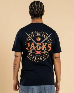 Jacks Noosa T-Shirt Navy Clearance