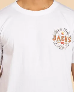 Jacks Noosa T-Shirt White Discount