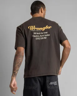 Wrangler North Elm Slacker T-Shirt Worn Black Sale