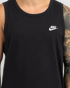 Nike NSW Club Singlet Black/white