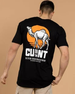 CU in the NT NT Camel T-Shirt Black Clearance