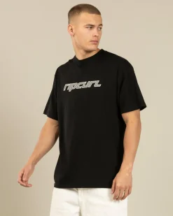 Rip Curl Nu Dosed T-Shirt Black New