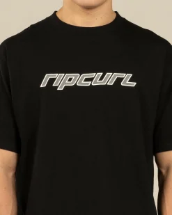 Rip Curl Nu Dosed T-Shirt Black New