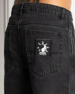 Worship Supplies Nuclear Lounger Jeans Used Black Discount