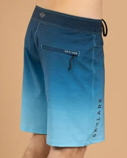 Skylark Numerous Board Shorts Blue Fade Outlet