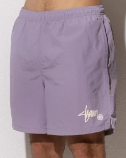 S-Double Nylon King Coast Shorts Dusty Grape Best