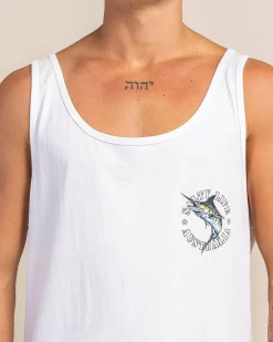 Salty Life Ocean's Pulse Singlet White Hot