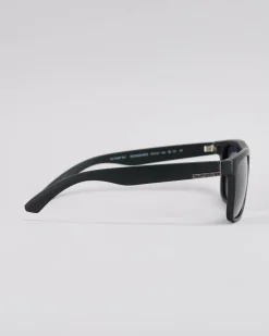 Quiksilver Oceanview Polarised Sunglasses Black/ Smoke Solid Clearance