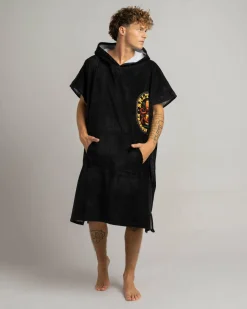 Salty Life Octobrew Hooded Towel Black Online