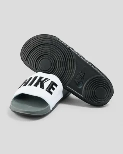 Nike Off Court Slides Dark Grey/black-white Sale