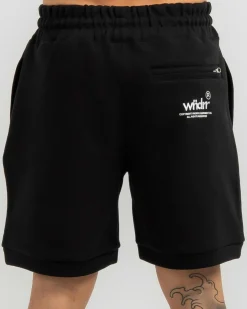 Wndrr Offcut Tech Track Shorts Black Online